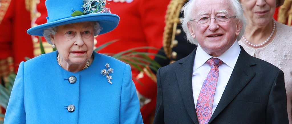 The Queen with Irish President Michael D Higgins